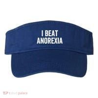 I Beat Survived Anorexia Awareness Survivor Gift Visor thumb 0