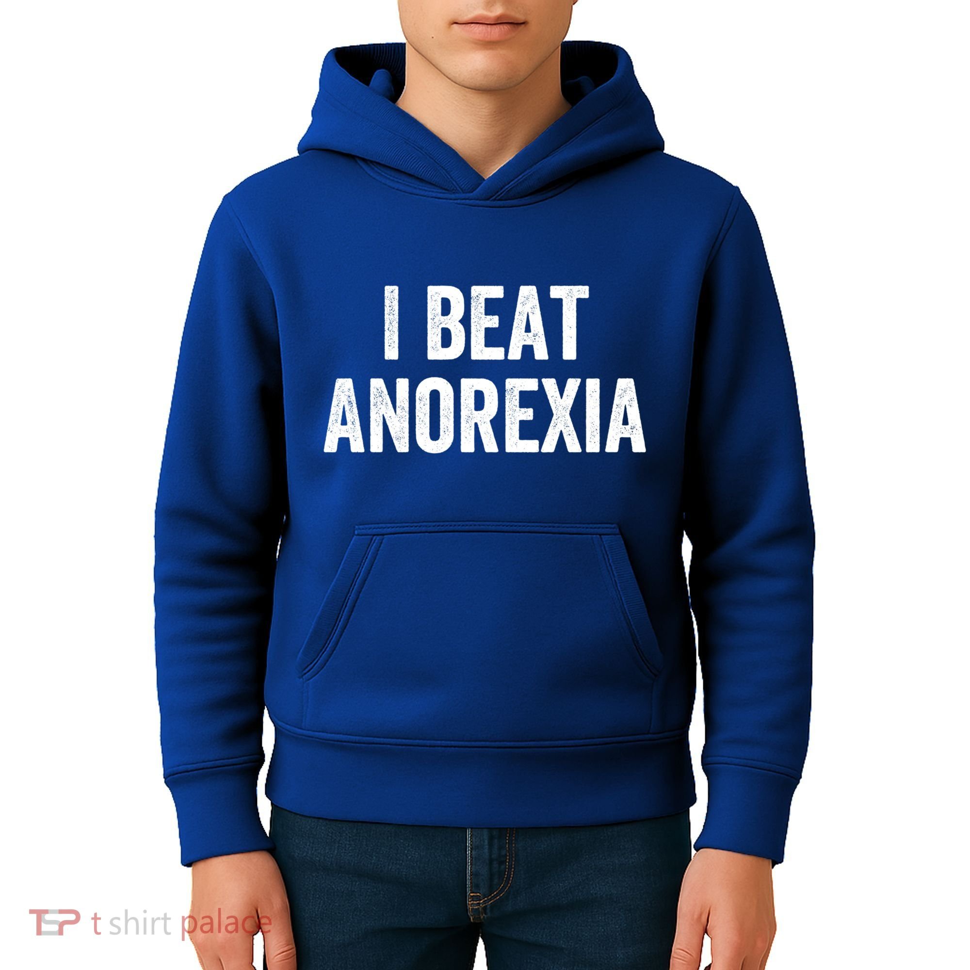 I Beat Survived Anorexia Awareness Survivor Gift Kids Hoodie