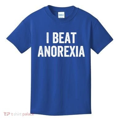 I Beat Survived Anorexia Awareness Survivor Gift Kids T-Shirt