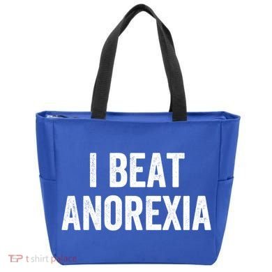 I Beat Survived Anorexia Awareness Survivor Gift Tote Bag