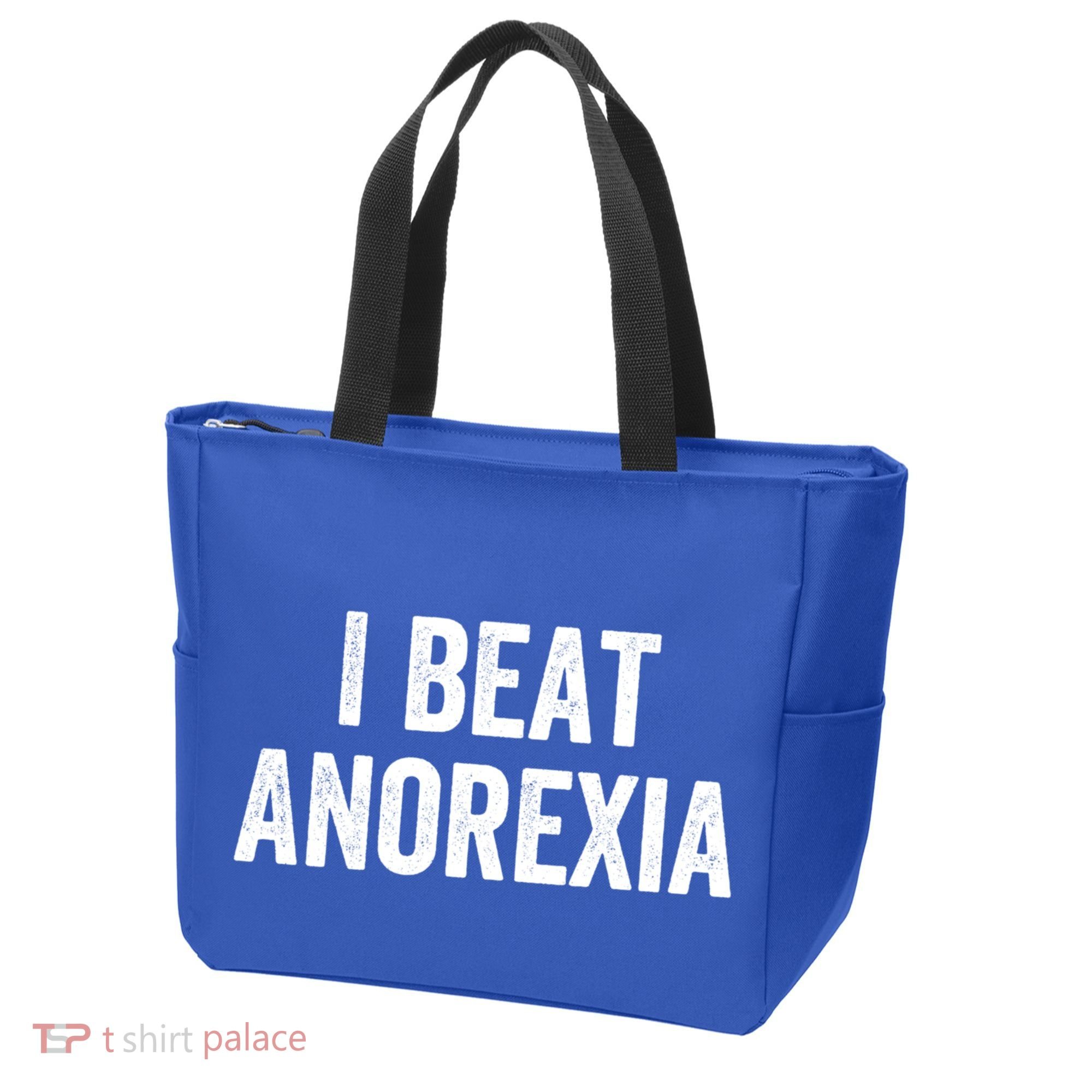 I Beat Survived Anorexia Awareness Survivor Gift Tote Bag