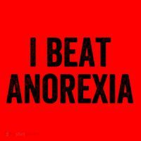 I Beat Survived Anorexia Awareness Survivor Gift Santa Hat thumb 1