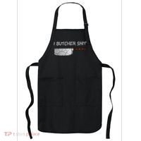 I Butcher Shit Funny Butcher Meat Cutter Gift Apron thumb 0