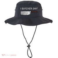 I Butcher Shit Funny Butcher Meat Cutter Gift Bucket Hat thumb 0