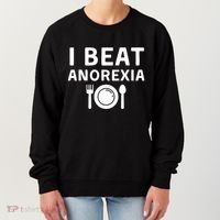 I Beat Survived Anorexia Awareness Survivor Women's Sweatshirt thumb 0