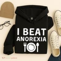 I Beat Survived Anorexia Awareness Survivor Hoodie thumb 4
