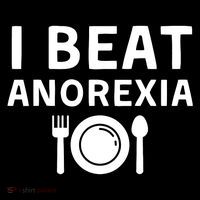 I Beat Survived Anorexia Awareness Survivor T-Shirt thumb 7