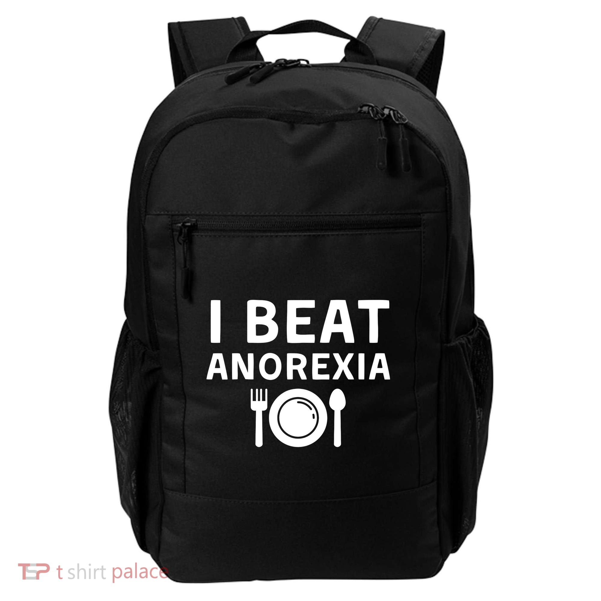 I Beat Survived Anorexia Awareness Survivor Backpack