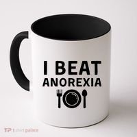 I Beat Survived Anorexia Awareness Survivor Coffee Mug thumb 0