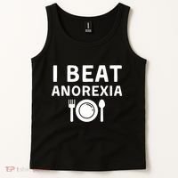I Beat Survived Anorexia Awareness Survivor Tank Top thumb 2