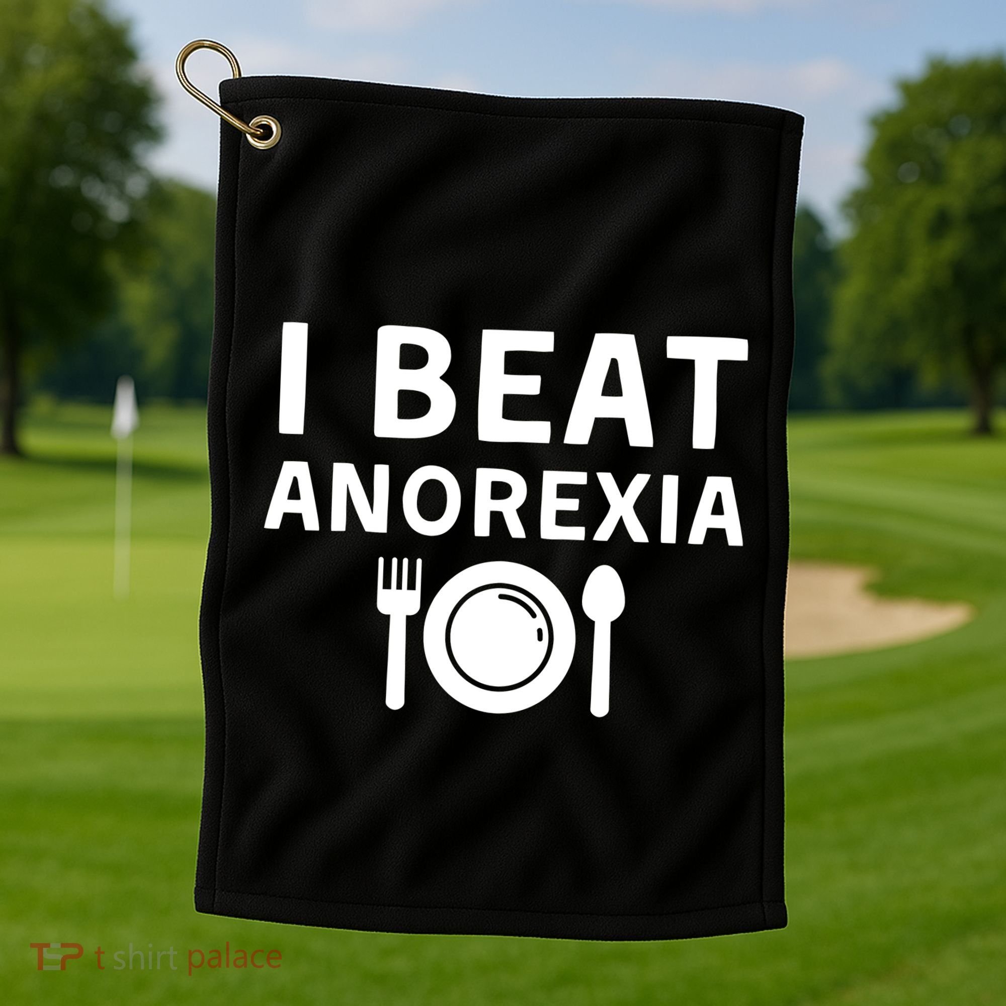 I Beat Survived Anorexia Awareness Survivor Golf Towel