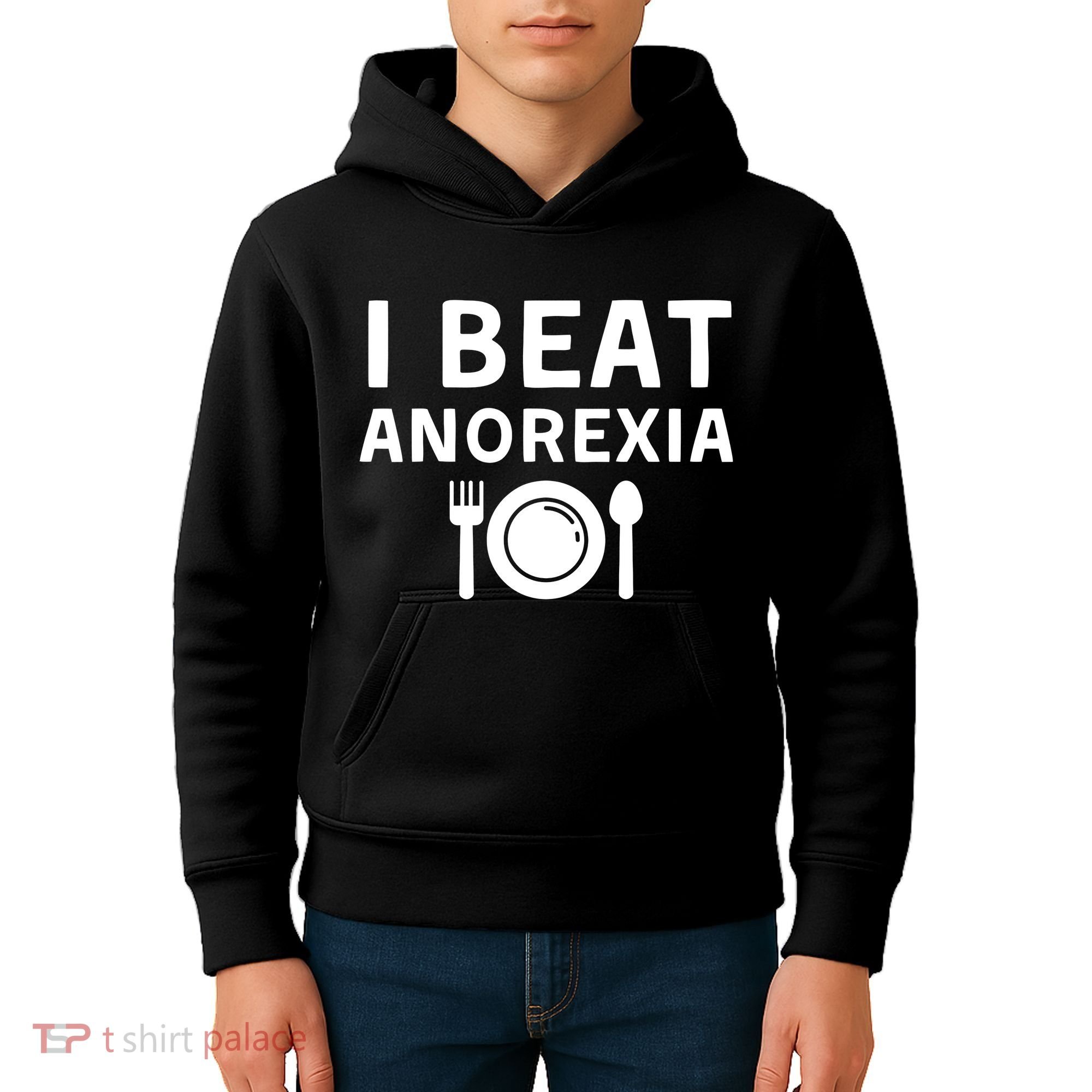 I Beat Survived Anorexia Awareness Survivor Kids Hoodie