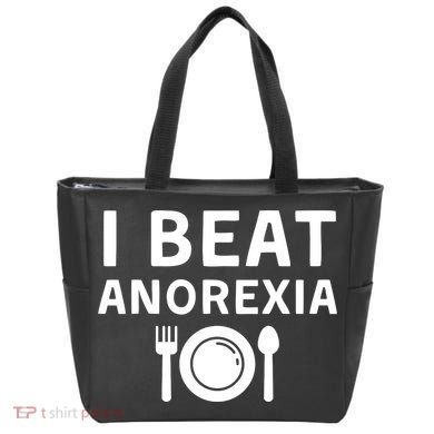 I Beat Survived Anorexia Awareness Survivor Tote Bag