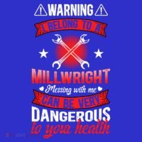 I Belong To A Millwright Wife Of A Millwright Gift T-Shirt thumb 7