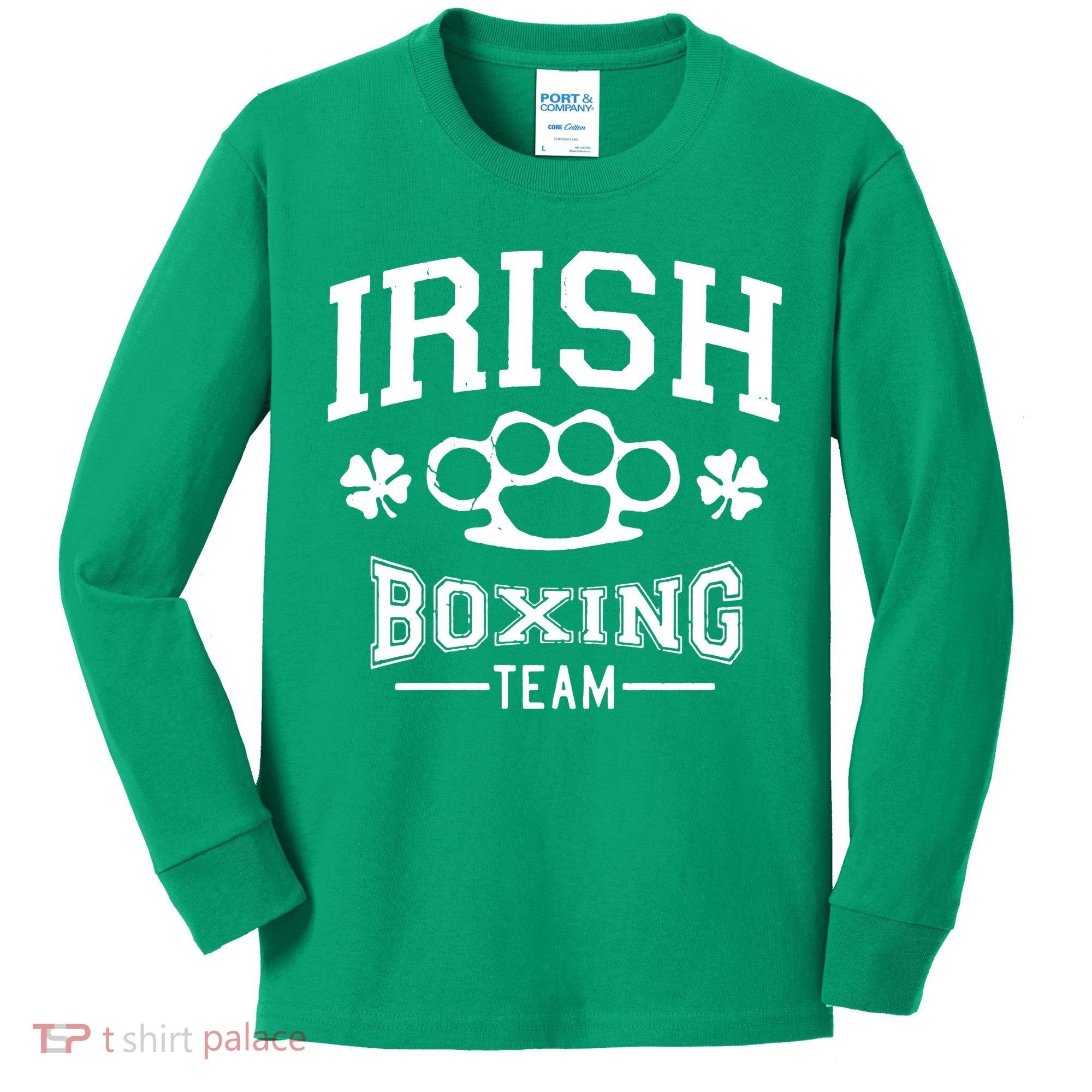 Irish Boxing Team Kids Long Sleeve Shirt