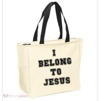 I Belong To Jesus Religious Christian Tote Bag thumb 2