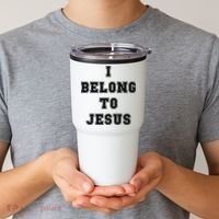 I Belong To Jesus Religious Christian Tumbler thumb 2