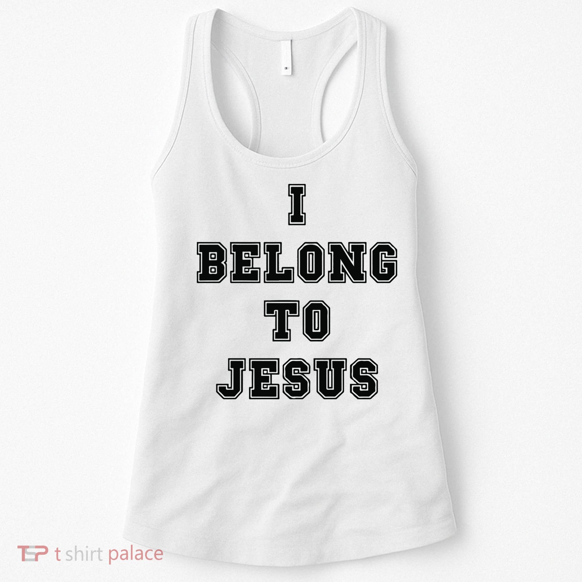 I Belong To Jesus Religious Christian Women's Tank Top