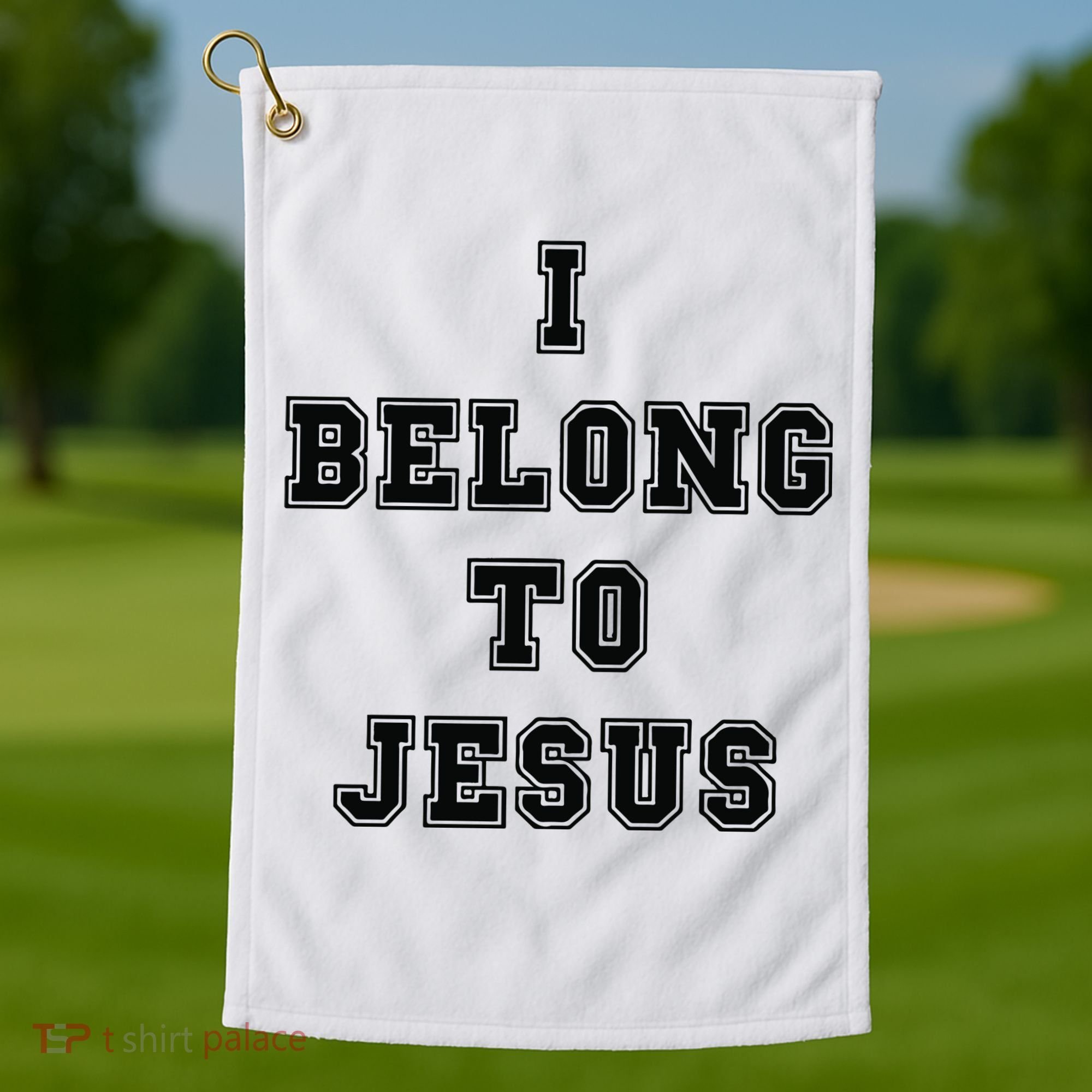 I Belong To Jesus Religious Christian Golf Towel