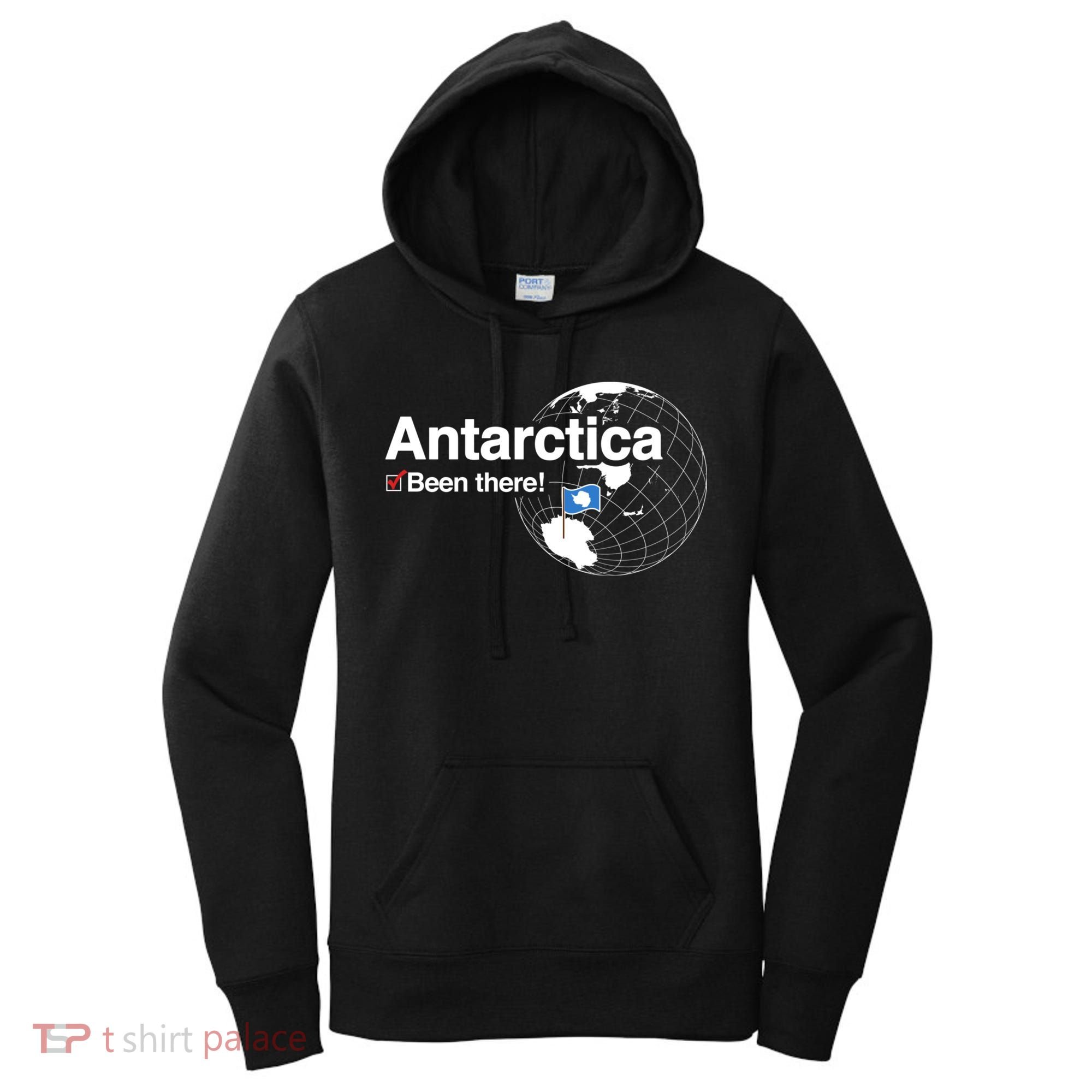 Ive Been There Flag Of Antarctica Women's Hoodie