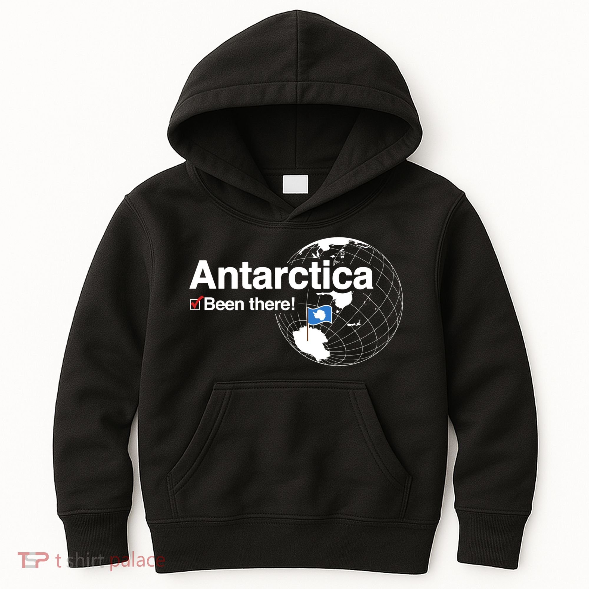 Ive Been There Flag Of Antarctica Kids Hoodie