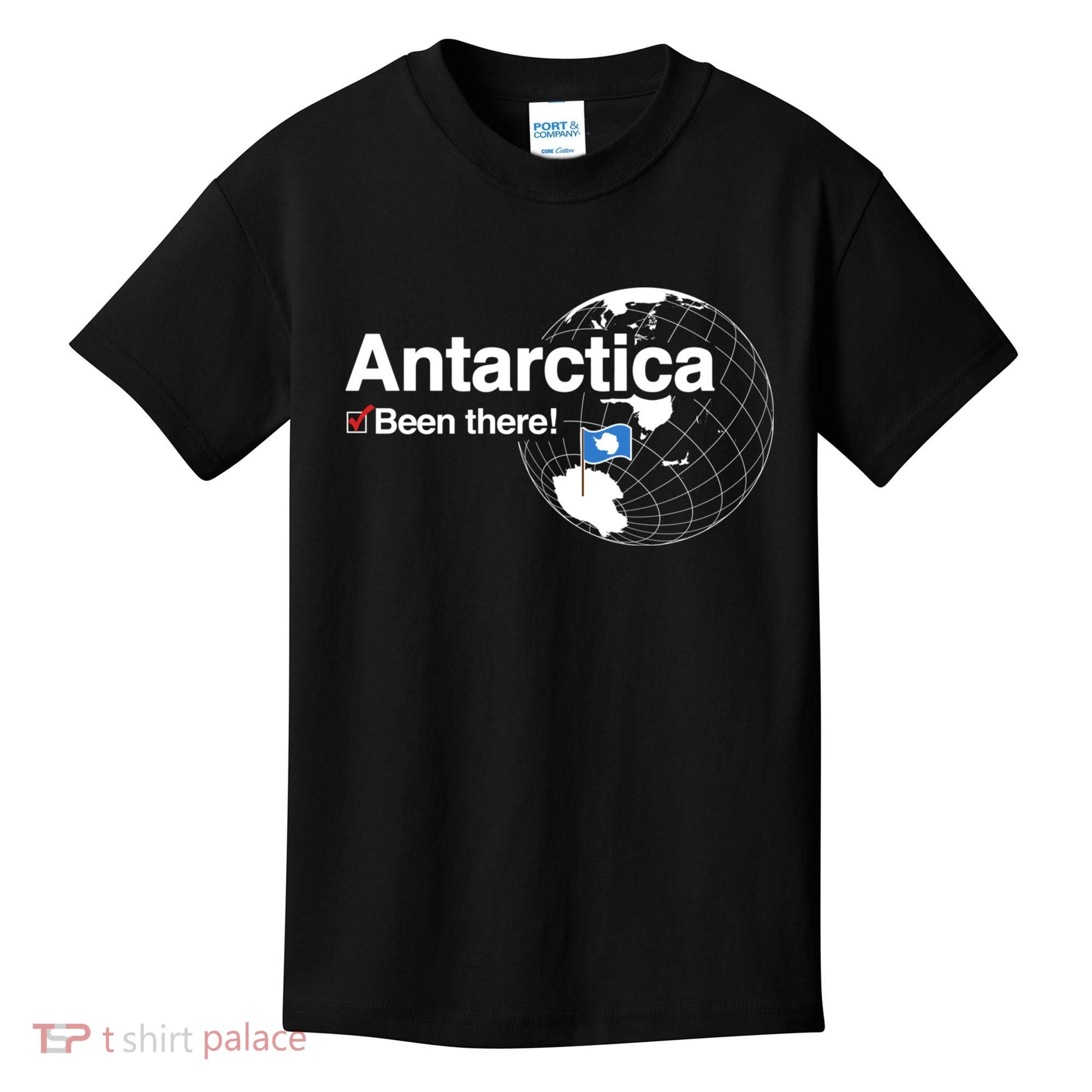 Ive Been There Flag Of Antarctica Kids T-Shirt
