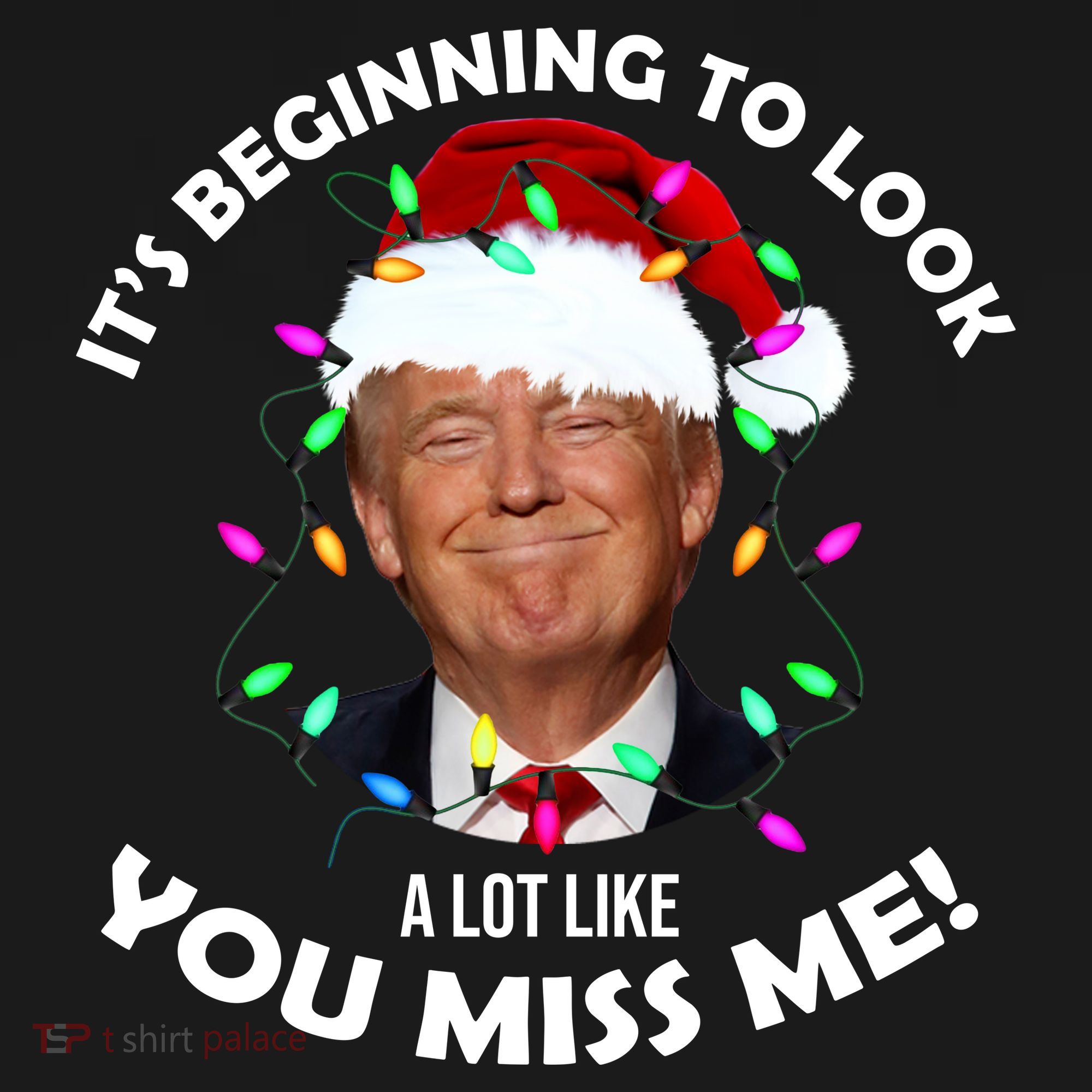 It's Beginning To Look A Lot Like You Miss Me Trump Christmas T-Shirt