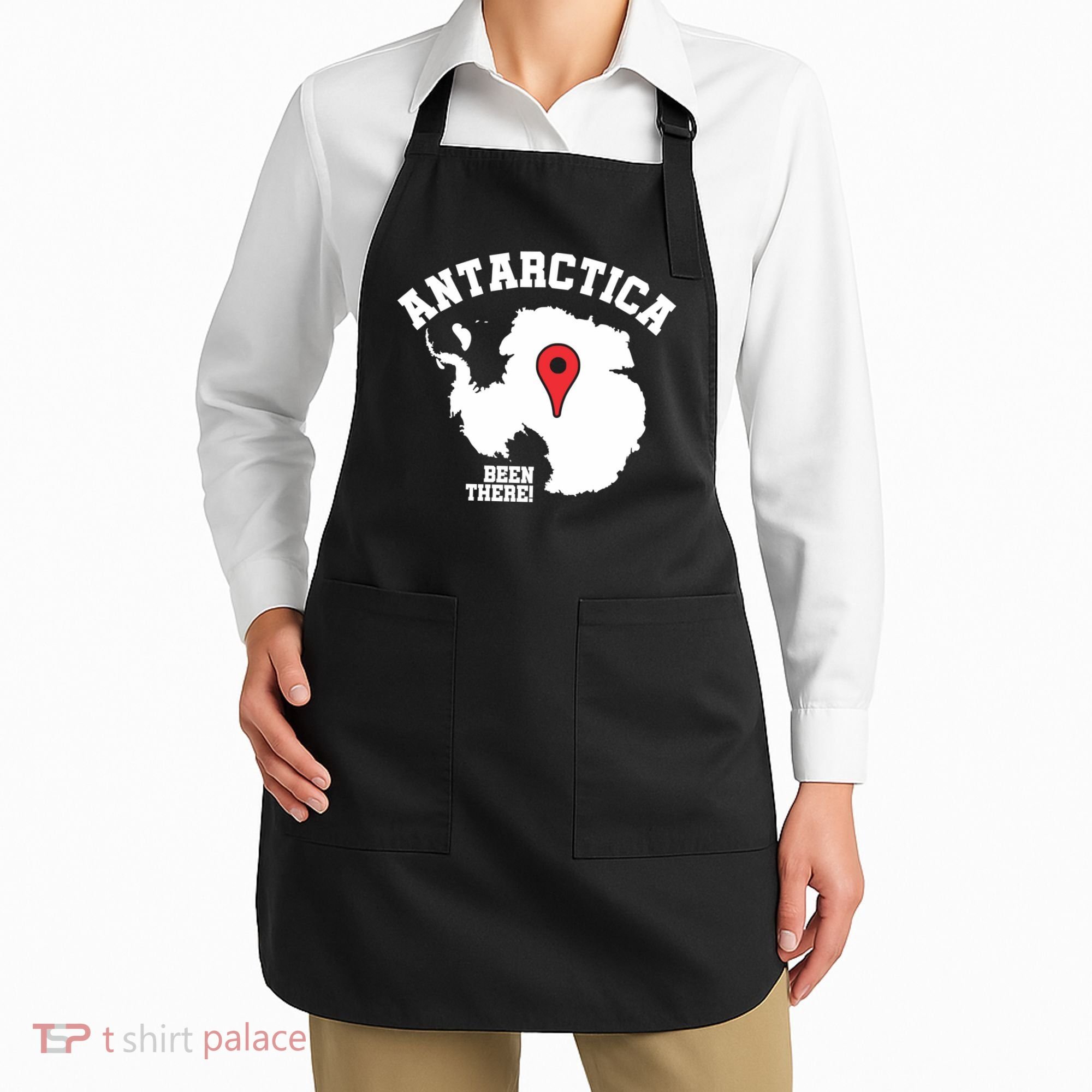 Ive Been There Flag Of Antarctica Apron