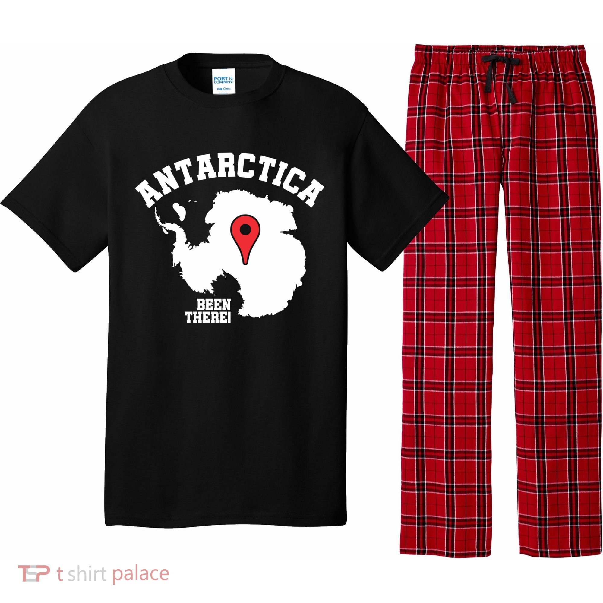 Ive Been There Flag Of Antarctica Pajama Set