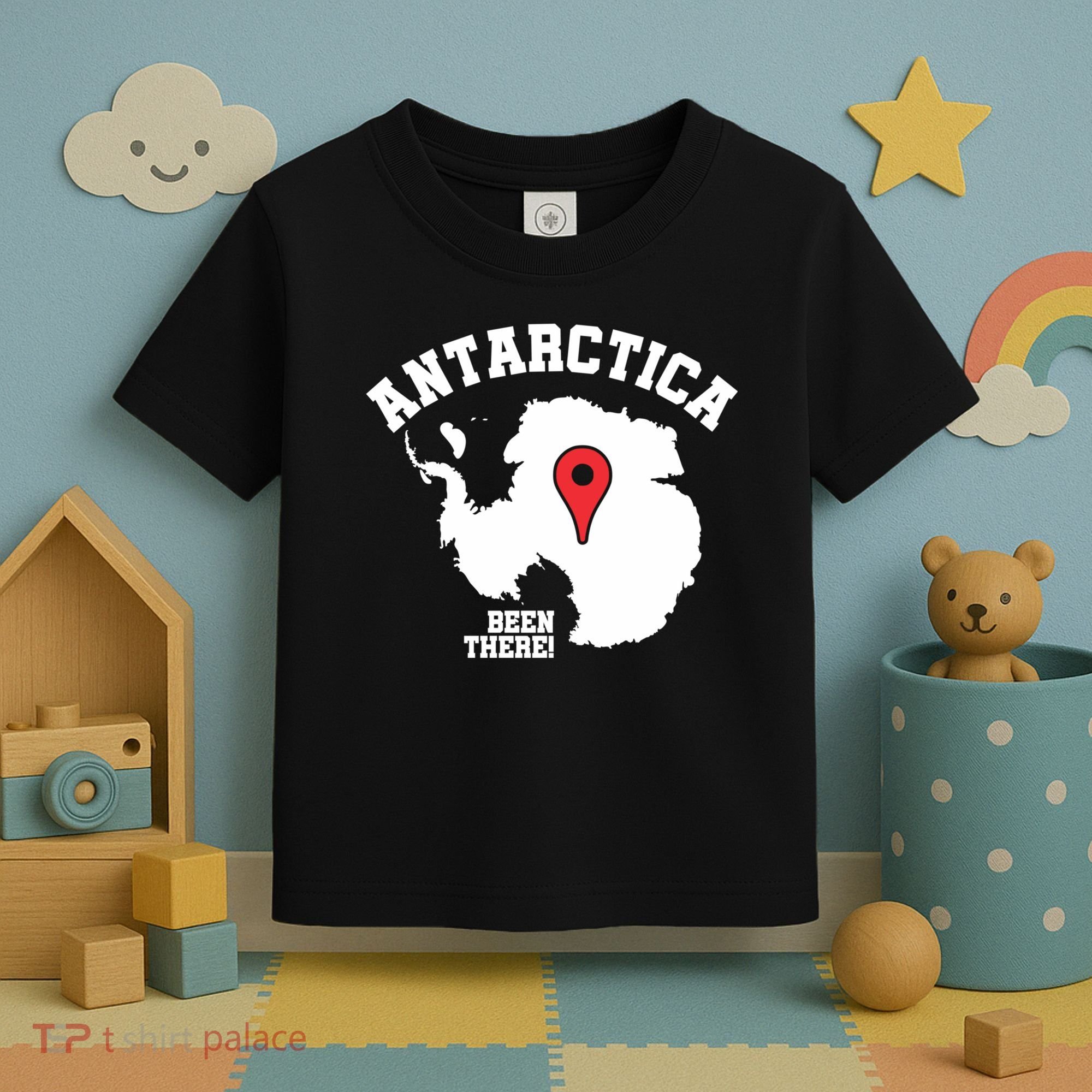 Ive Been There Flag Of Antarctica Toddler T-Shirt