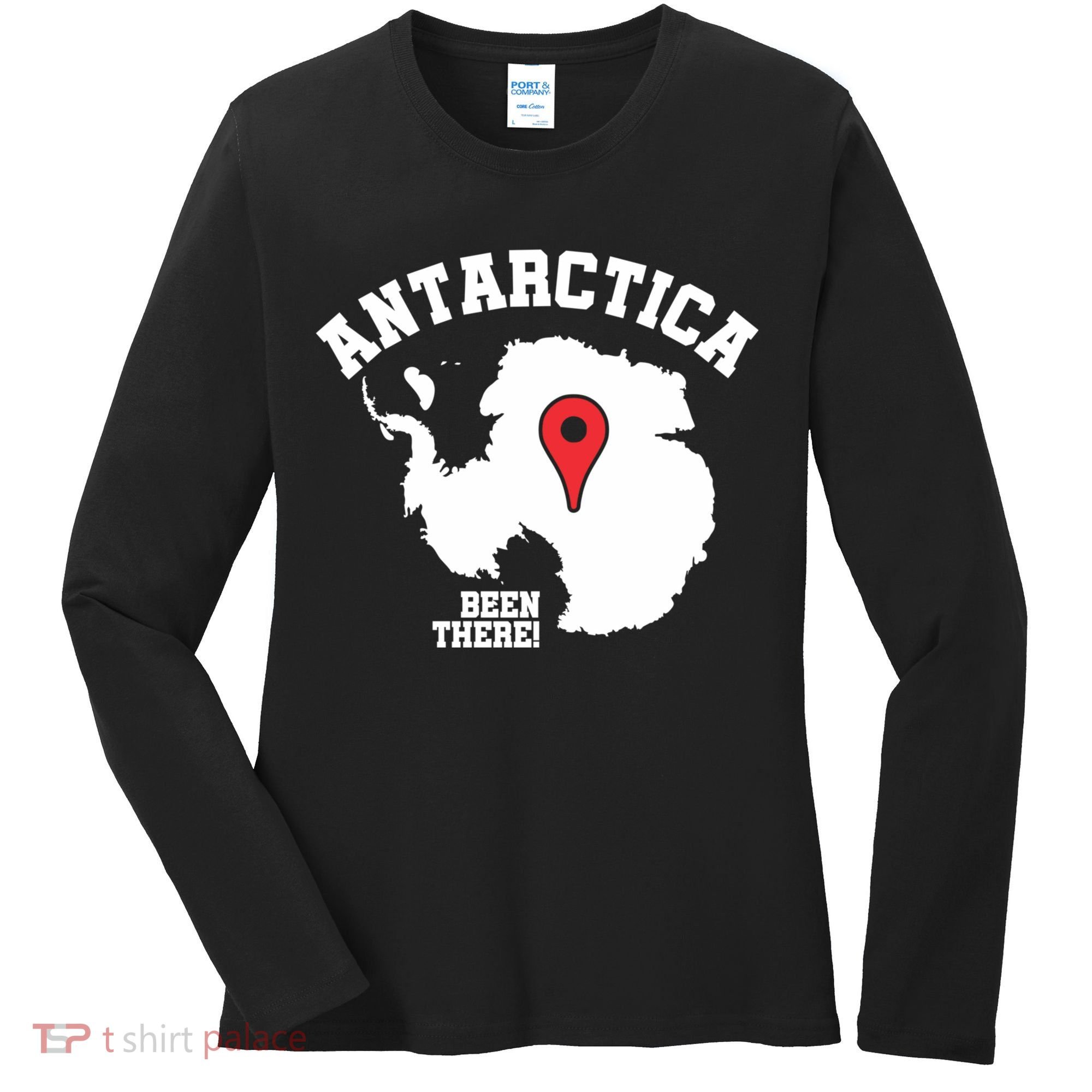 Ive Been There Flag Of Antarctica Women's Long Sleeve Shirt