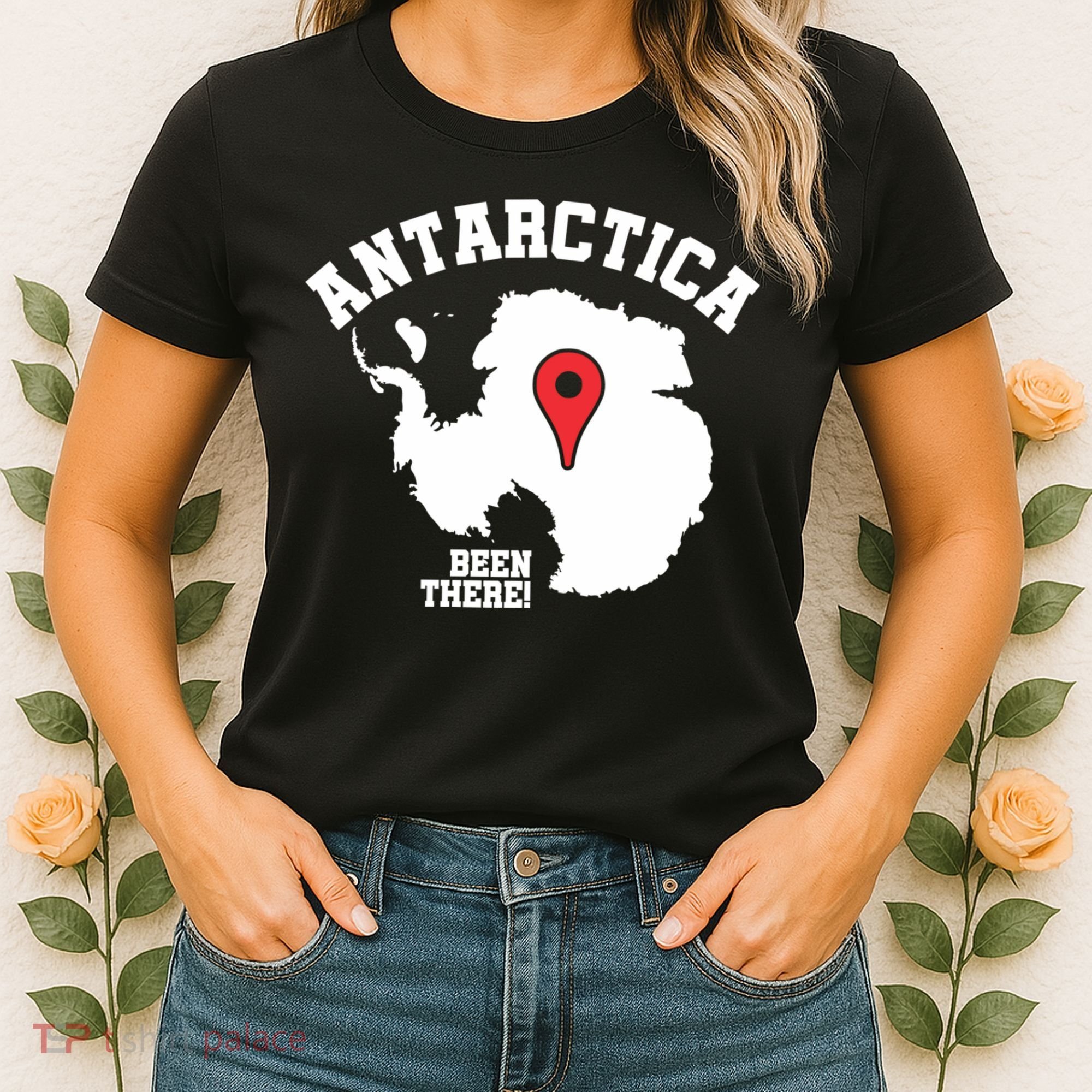 Ive Been There Flag Of Antarctica Women's T-Shirt