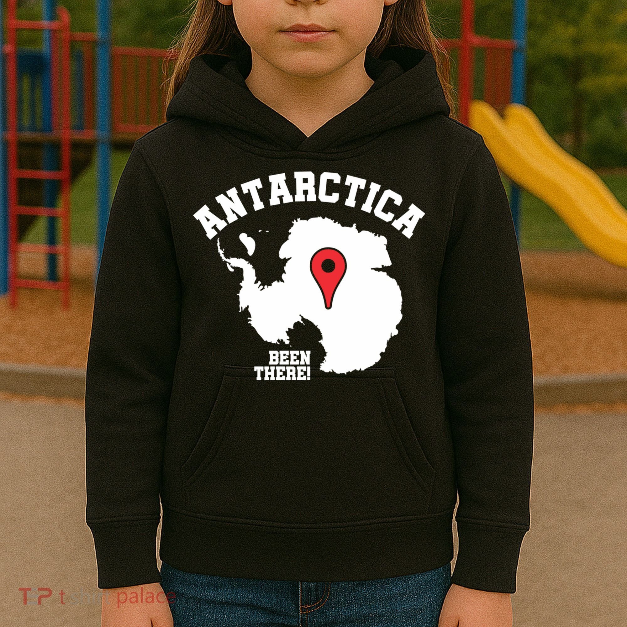 Ive Been There Flag Of Antarctica Kids Hoodie