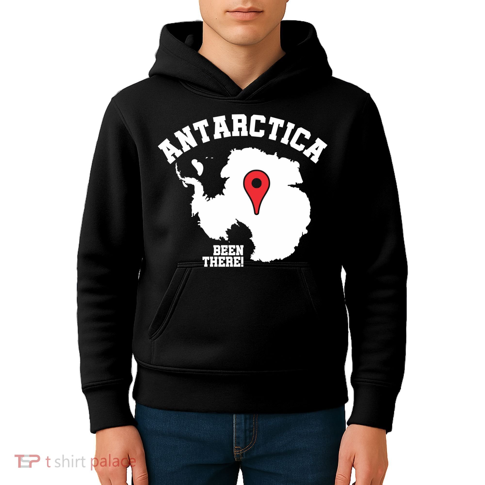 Ive Been There Flag Of Antarctica Kids Hoodie