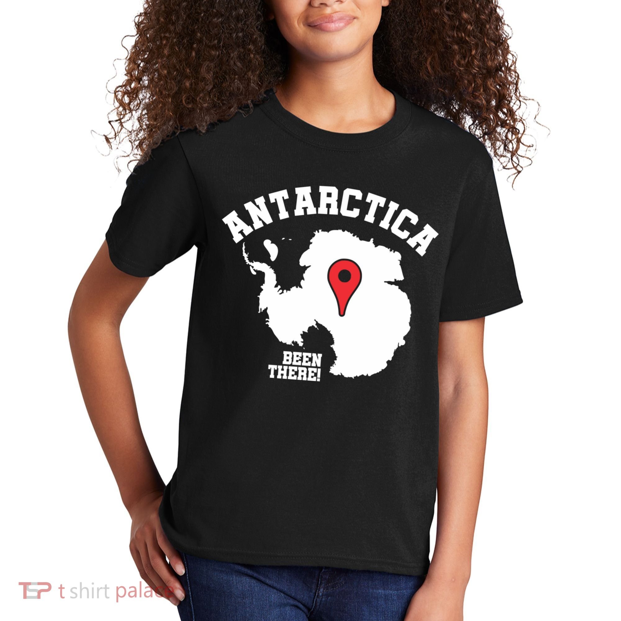 Ive Been There Flag Of Antarctica Kids T-Shirt