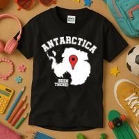 Ive Been There Flag Of Antarctica Kids T-Shirt thumb 3