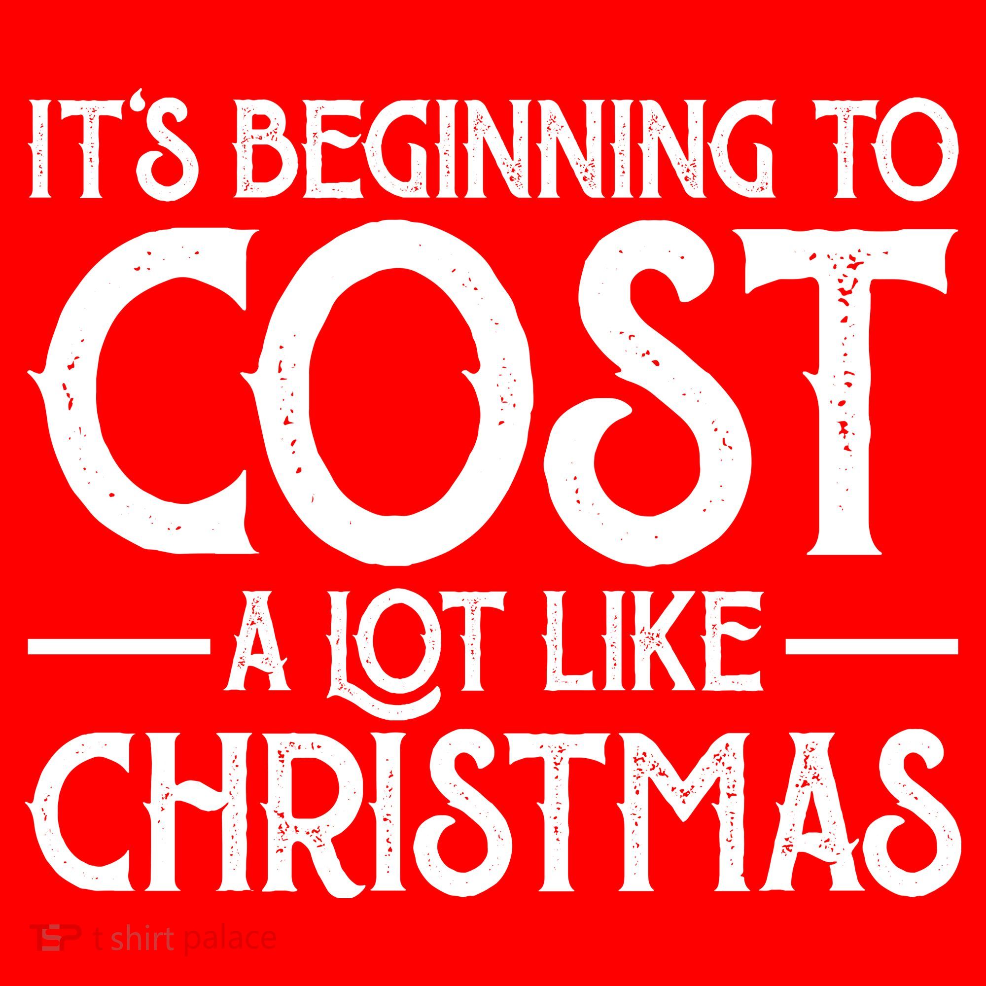 It's Beginning To Cost A Lot Like Christmas Funny Women's Tank Top