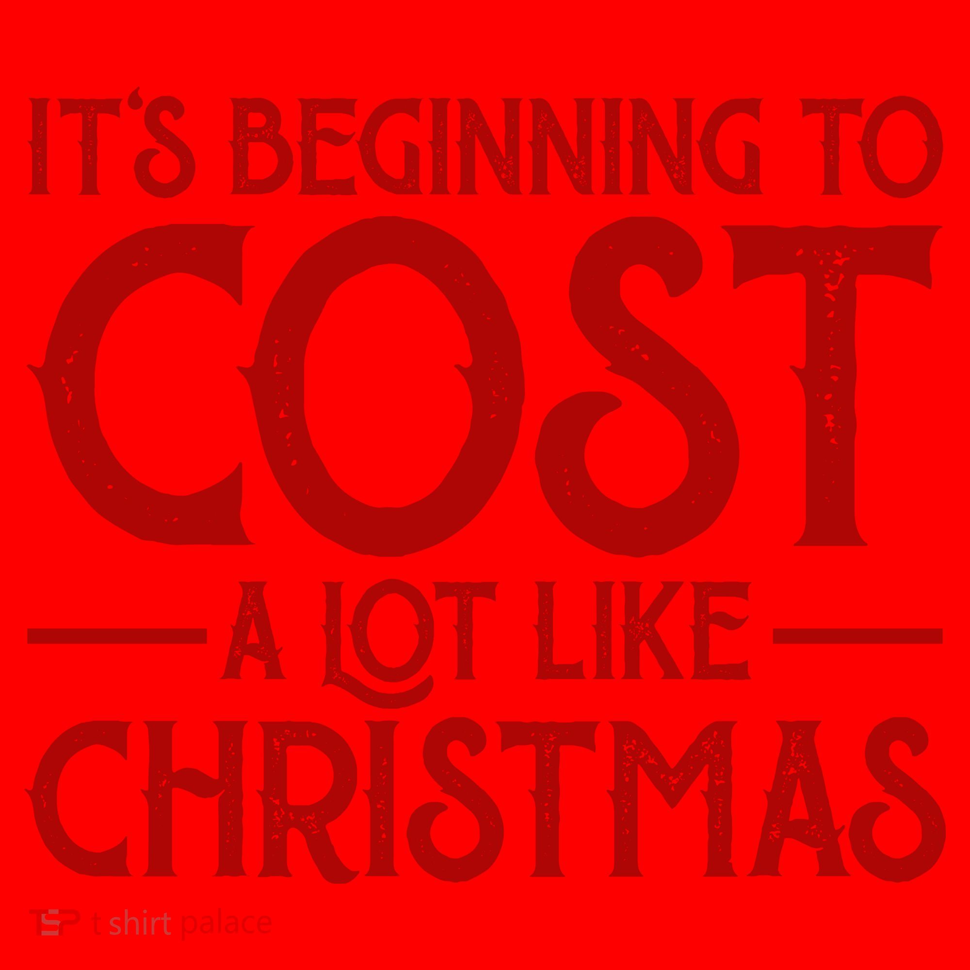 It's Beginning To Cost A Lot Like Christmas Funny Santa Hat