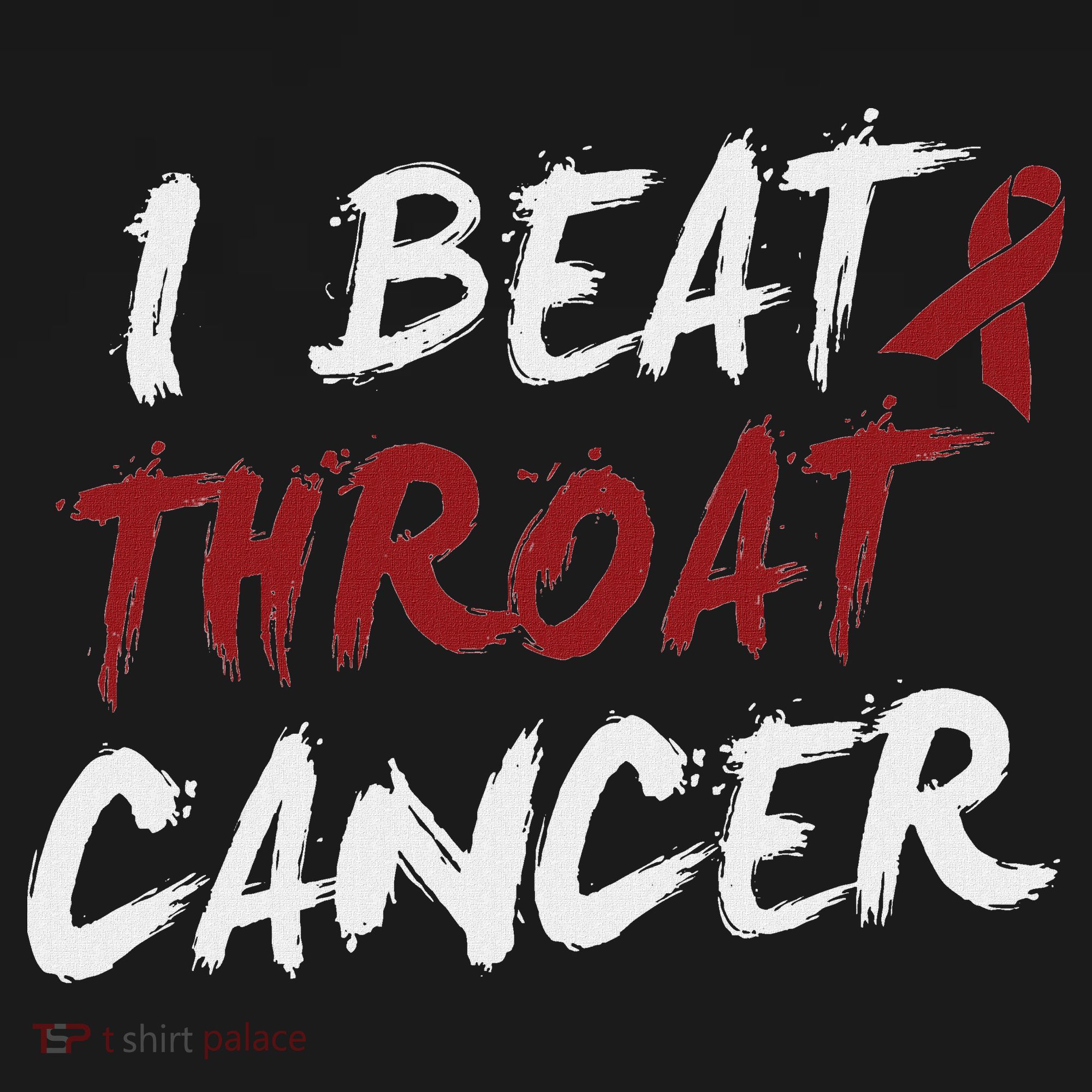 I Beat Throat Cancer T Funny Survivor Cancer Beat Women's Tank Top