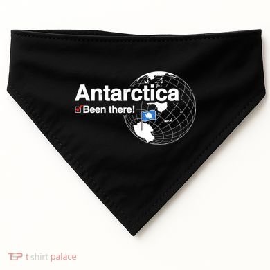 I've Been There Antarctica Funny Gift USA-Made Doggie Bandana