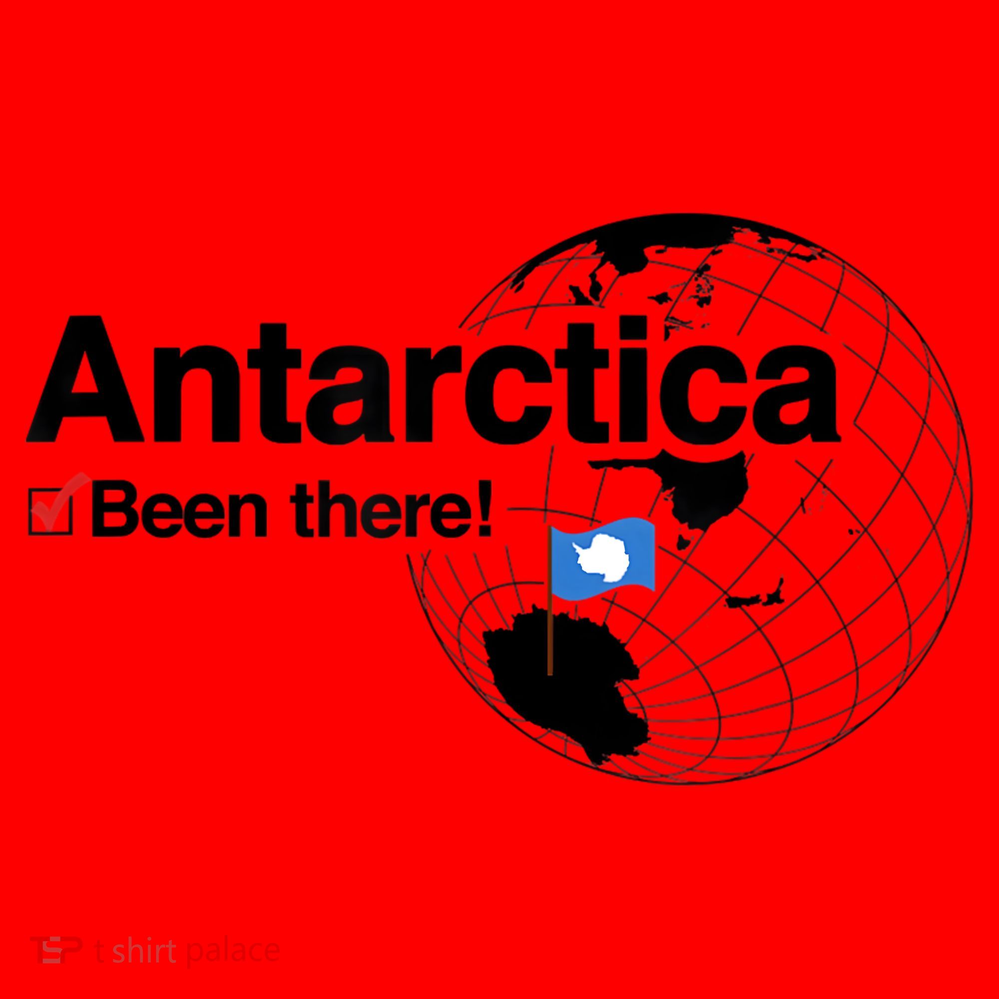 I've Been There Antarctica Travel Gift Santa Hat