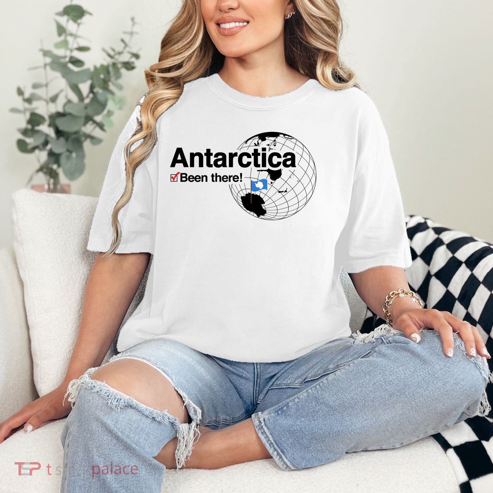 I've Been There Antarctica Travel Gift Comfort Colors T-Shirt