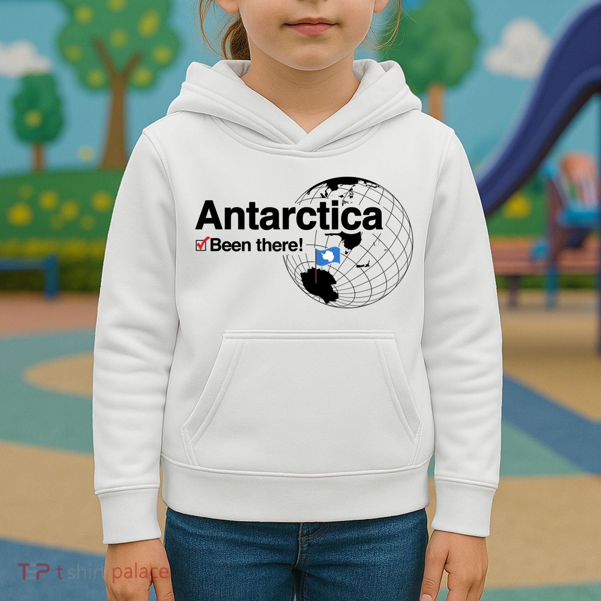 I've Been There Antarctica Travel Gift Kids Hoodie