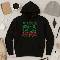 It's Beginning To Look A Lot Like Cocktails Funny Christmas Hoodie thumb 3