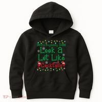 It's Beginning To Look A Lot Like Cocktails Funny Christmas Kids Hoodie thumb 0