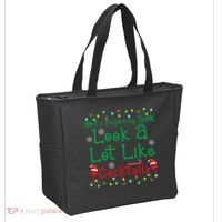 It's Beginning To Look A Lot Like Cocktails Funny Christmas Tote Bag thumb 2