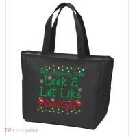 It's Beginning To Look A Lot Like Cocktails Funny Christmas Tote Bag thumb 3