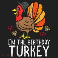 Im Birthday Turkey Funny Happy Thanksgiving Beanie thumb 2