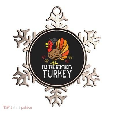 Im Birthday Turkey Funny Happy Thanksgiving Ornament
