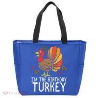 Im Birthday Turkey Funny Happy Thanksgiving Tote Bag thumb 0